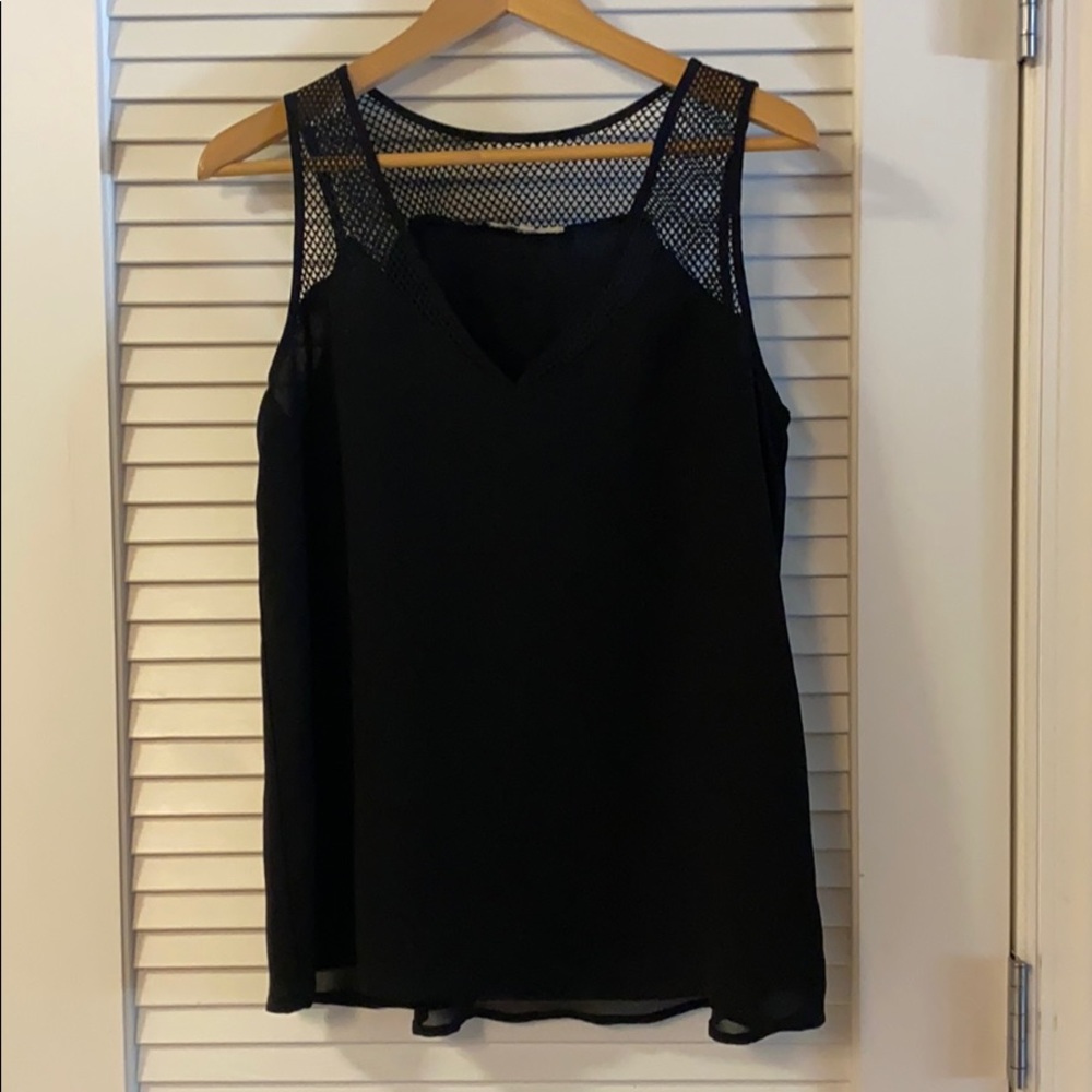 Black tank top